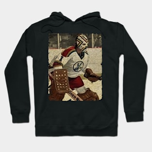 Denis Herron - Kansas City Scouts, 1975 Hoodie